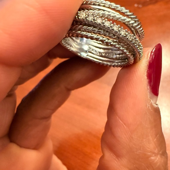 David Yurman Silver Ring - Picture 5 of 8
